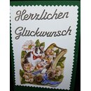 Gl�ckwunschkarte 2 Kitten in Karre