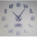 Wanduhr Bobtail DIY auf Bestellung