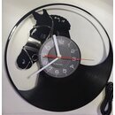 Wanduhr Pferd Schallplatte m. Beleuchtung