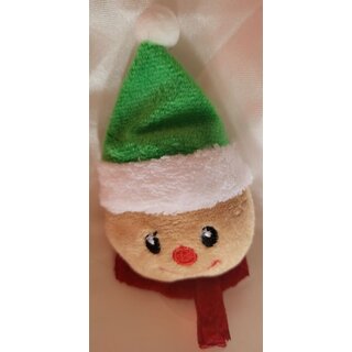 Pl�sch-Lebkuchenmann m. Weihnachtsm�tze