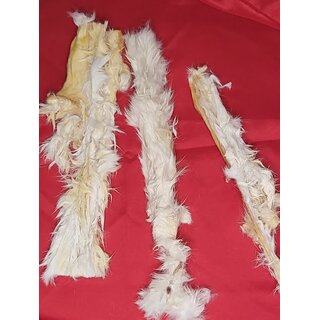 Kaninchenhaut mit Fell 20cm   100g